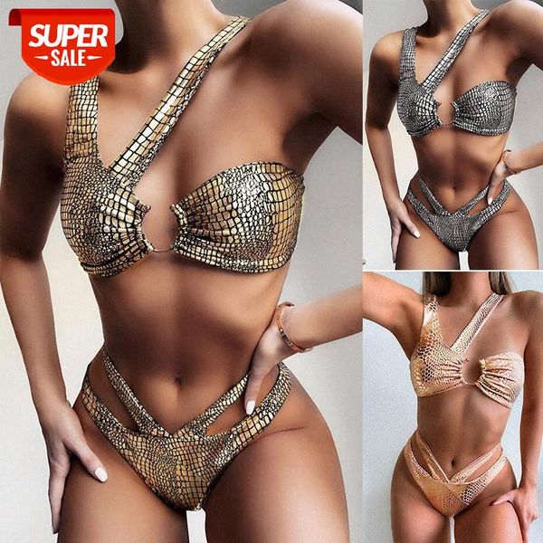 

bathing suits bikini bronzing fabric swimsuit ladies split swimwear new #o73n, White;black