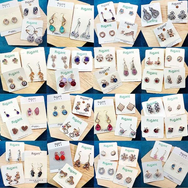 

red apple classic fashion micro inlaid zircon earrings flash color simple elegant temperament