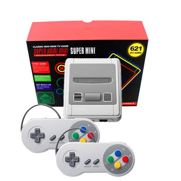 

retro classic family tv output built-in 621 games portable players game