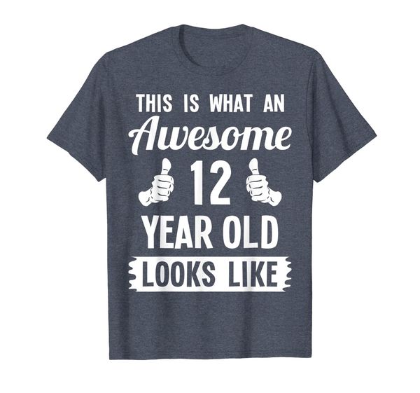 

this is what an awesome 12 year old looks like gift shirt, White;black