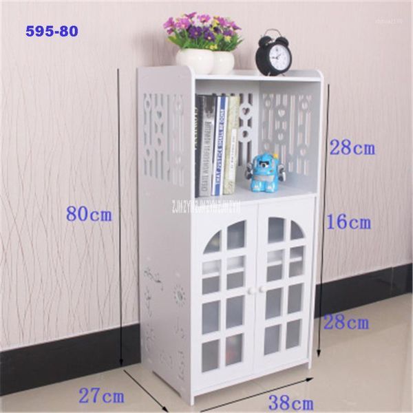 

bathroom shelves 595-80/595 large size waterproof storage side cabinet floor type simple tissue rack toilet vanity1