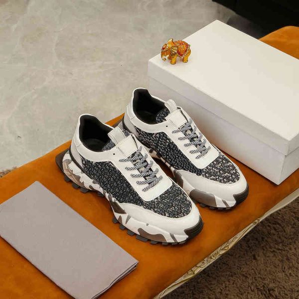 

dress shoes european station duke men's casual shoes 2021 summer breathable old shoe men personality trend sports shoess amxe, Black