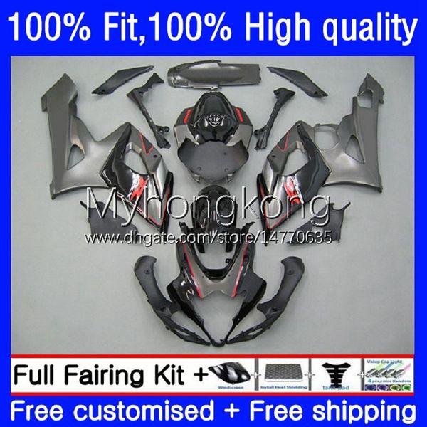 Molde da injeção Bodywork para Suzuki K5 GSX-R1000 1000CC 2005 2006 Estoque Body Moto Body 26NO.91 GSXR 1000 CC GSXR1000 2005-2006 GSXR-1000 05 06 100% FIT FARAS DE OEM