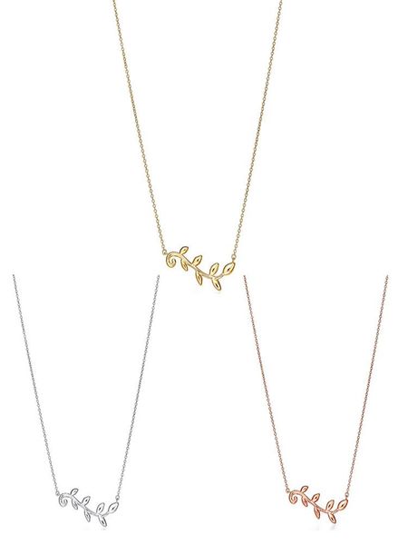 

chains s925 sterling silver lady leaf shape fashion necklace for girlfriend gifts most in 2021