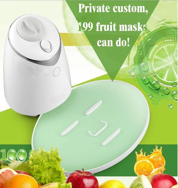 2022 Máquina de Máscara Facial Máquina DIY Fruta Automática Vegetal Natural Com Colágeno Casa Use Beauty Salon Spa Care Devices 2Pcs