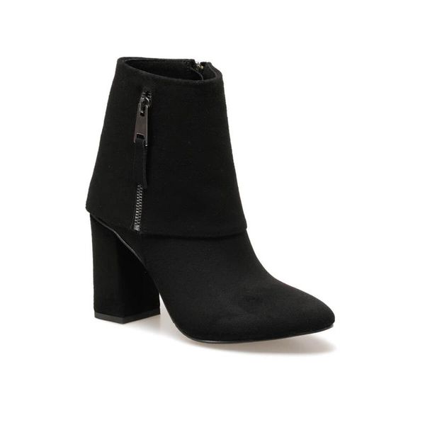 

boots flo flordia black female high-heeled butigo