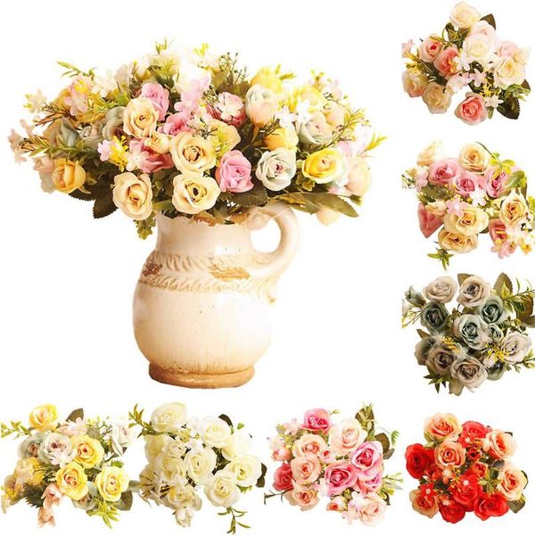 

pc artificial flower garden diy stage party bridal wedding festival decoration decorative flowers & wreaths