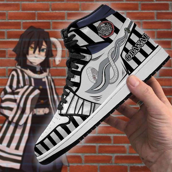 

demon slayer obanai iguro sneakers sword snake anime sneakers