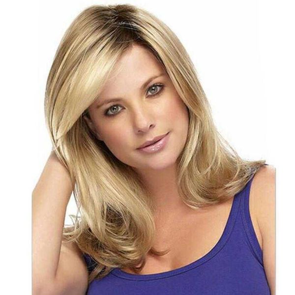 

head cover dyeing wig black / white black gold long hair ffy xuchang