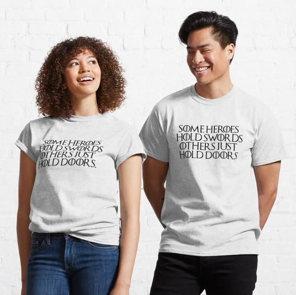

women's t-shirt t shirt womenÂ hold the door classic, White