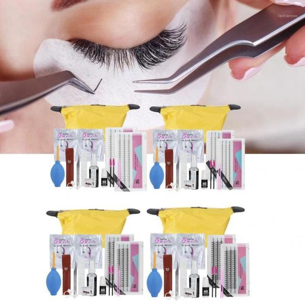

natural eyelashes grafting tool set eyelash extension glue tweezer false kit eye makeup tool1
