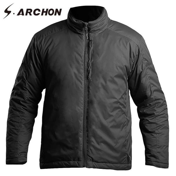 

men's jackets winter thermal polit bomber men heat reflection windproof waterproof military tactical flight army coat, Black;brown