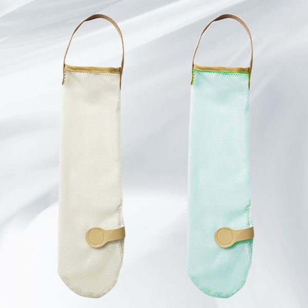 

wall mount portable vegetable storage mesh bag multifunctional hanging fruit net organizer holder containers fo bags