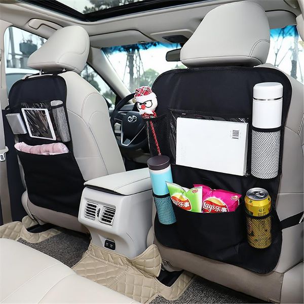 

car organizer seat storage bag backseat organiser screen tablet holder auto kick mats