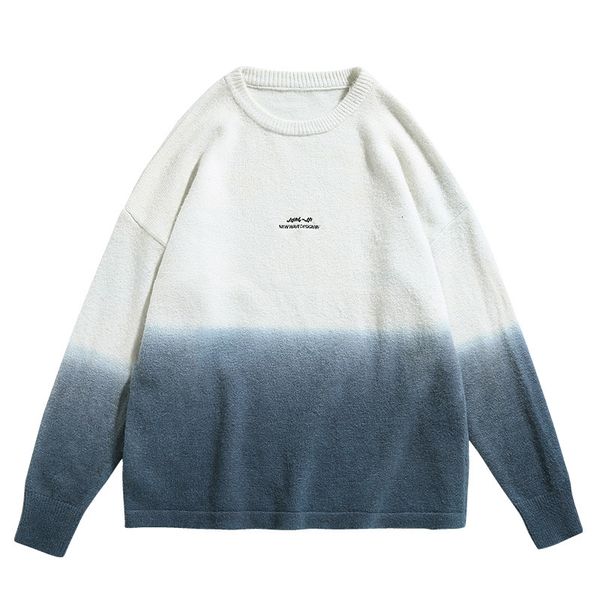 

men's sweaters autumn mens knitted sweater men oversized patchwork pullover korean fashion vintage clothing cold blouse p59v, White;black