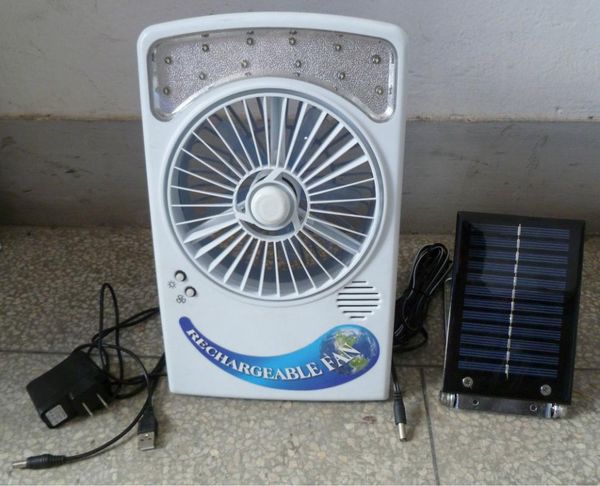 

electric fans portable solar charging fan emergency usb desk5v 2w