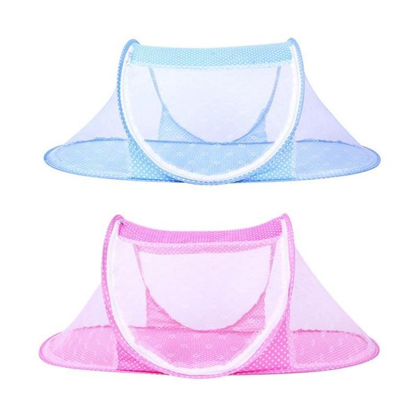 

portable baby crib mosquito net tent multi-function cradle bed infant foldable netting for 0-2 years old children girls
