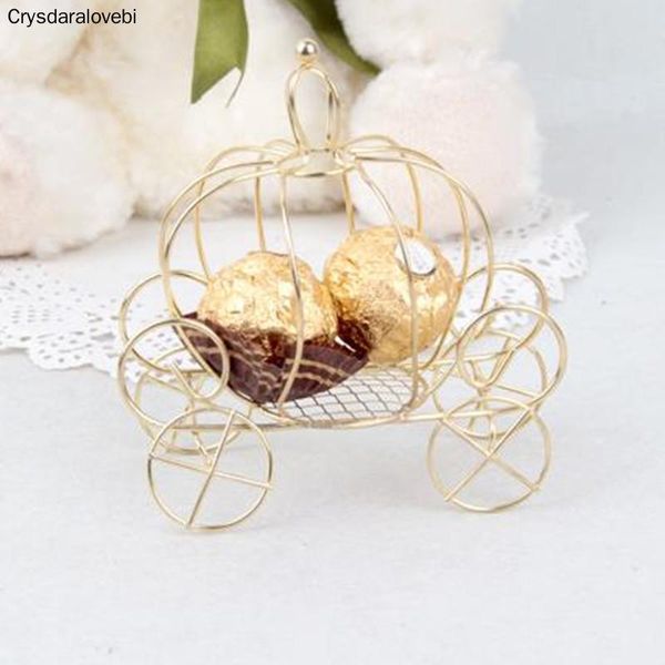 

gift wrap european iron wine glasses goblet exclusive candy box with purple floret pumpkin carriage