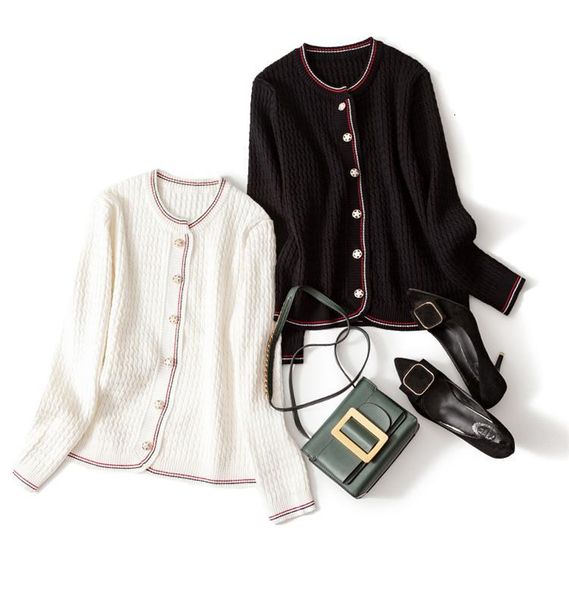 

sweaters autumn women fashion black and white solid jumpers slim knit jacket open stitch ponchoes loose fall sweaters, White;black