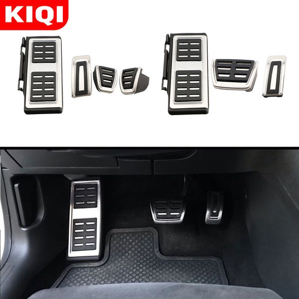 

kiqi car rest pedal pad cover foot fuel brake clutch pedals for vw t-cross tcross 2019 2020 accessories