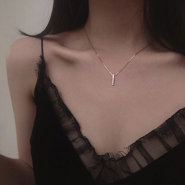 

golden geometric necklace silver plated long chain pendant necklace for women fashion jewelrydio chan contact