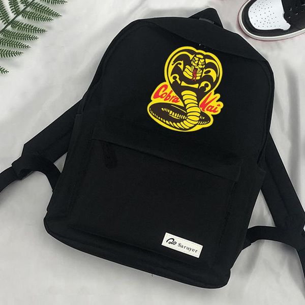 

cobra kai mochilas school kawaii designer bolso mujer da moda backpack