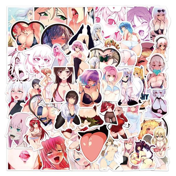 

100pcs/lot waterproof anime sticker diy pinup bunny girl stickers lapcar truck motorcycle phone refrigerator decal