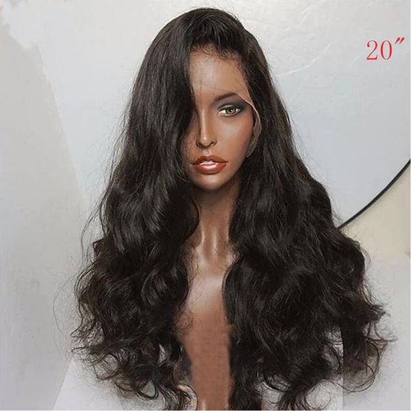 

lx brand black long body wave lace front wigs for black women cosplay/daily used wig synthetic wig glueless wigsfactory direct