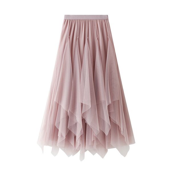 

skirts skirts spring summer candy y irregular mesh vintage a-line high low patchwork layered tulle maxi long tutu s t5sa, Black