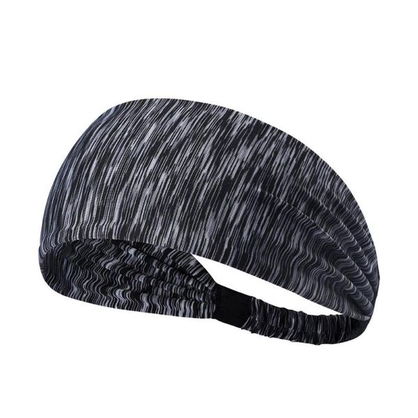 

absorbent sport sweat headband elastic sweatband for men women yoga hair bands head gym sports, Yellow;black