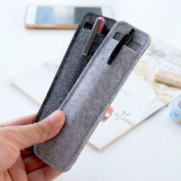 

storage bags pen pencil case bag holder protective pouch felt gift stationary m06 21 drop