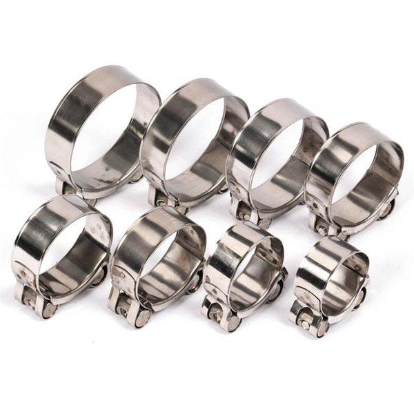 

stainless steel muffler clamps motorcycle exhaust clips o-clamp system