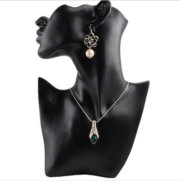 

jewelry pouches, bags mannequin stand organizer necklace pendants display model bust show exhibitor, Pink;blue