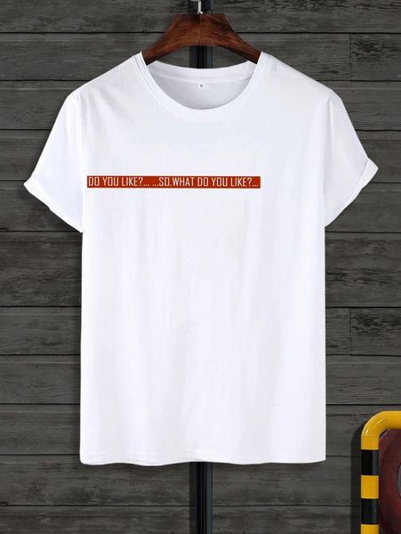 

men slogan graphic tee t5kb#, White;black
