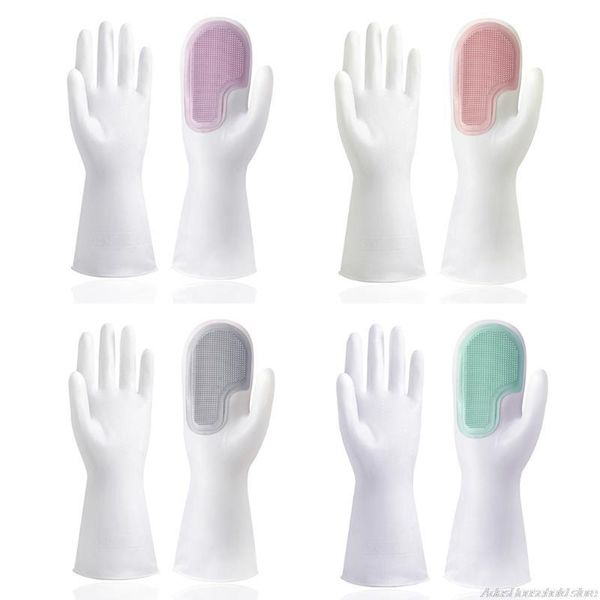 

disposable gloves 1pair dishwashing cleaning reusable single brush for household kitchen clean tool pet hair care car washing 21 wholesales