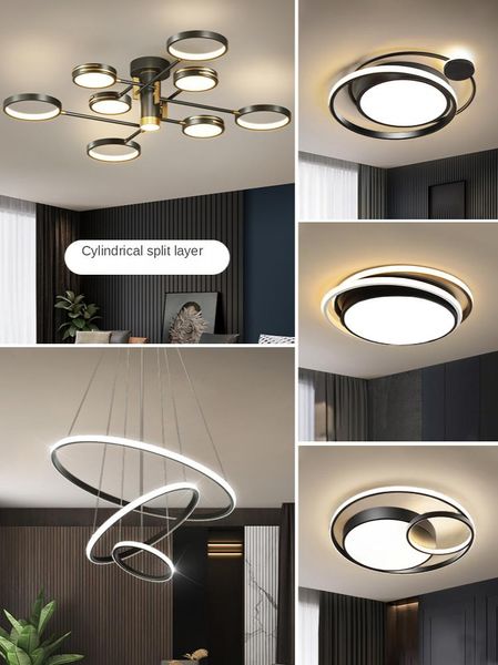 Tapeten, Lampe im Wohnzimmer, modern, minimalistisch und großartig, 2021, nordisches Beleuchtungspaket für das ganze Haus, Licht, Luxus, Internet