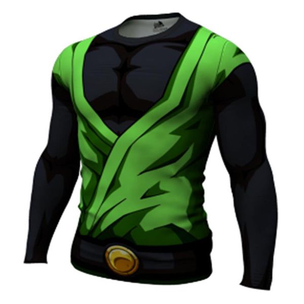 

men's t-shirts 2021 summer 3d printing tight t shirt breathable long sleeve casual running fitness sports quick dry, White;black