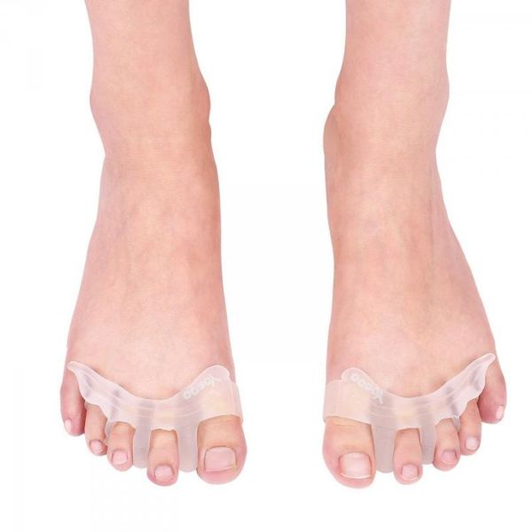 

1pair gel toe separator bunion straightener sports safety sportswear accessories ankle support, Blue;black