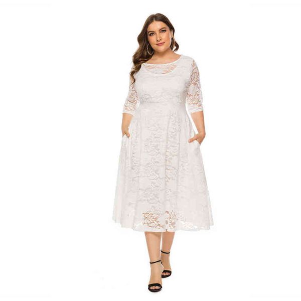 

women's large lace dress, european and american style, summer sale, 2022, Black