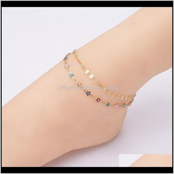 

anklets korean style fashionable womens multilayer suit fivepointed star anklet tdp5i ymgfx, Red;blue