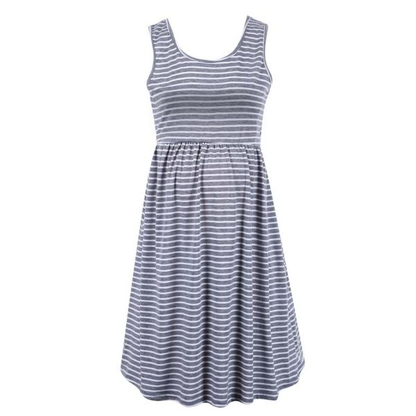 

maternity dresses dress 2021 vestidos pregnancy clothes sleeveless breastfeeding sundress summer pregnant women casual stripe, White