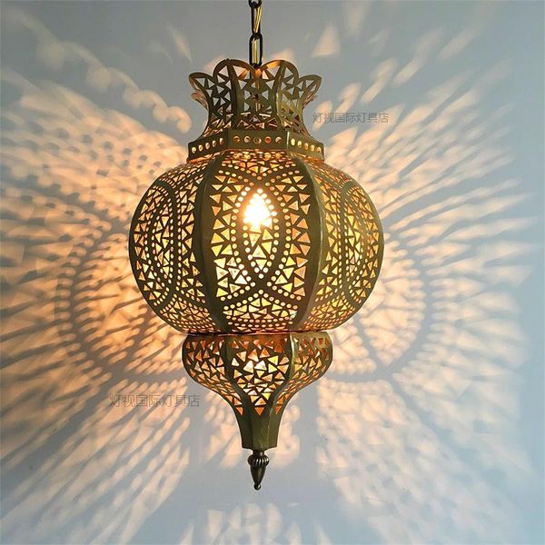 

ceiling lights classic hollow carved bedroom chandelier retro exotic xinjiang characteristic restaurant and cafe el