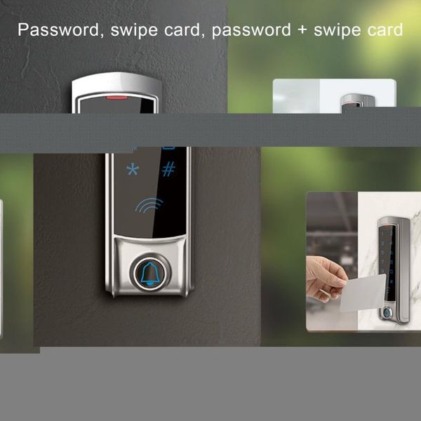 

fingerprint access control rfid touch keypad system door lock 125khz em card waterproof metal outdoor t2