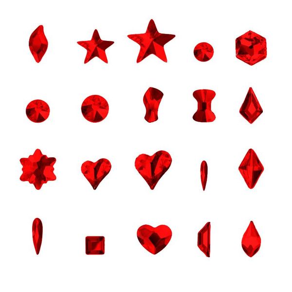 

nail art decorations yanruo mix sizes light siam crystal different shapes nails strass glitter 3d rhinestones polish manicure decoration, Silver;gold