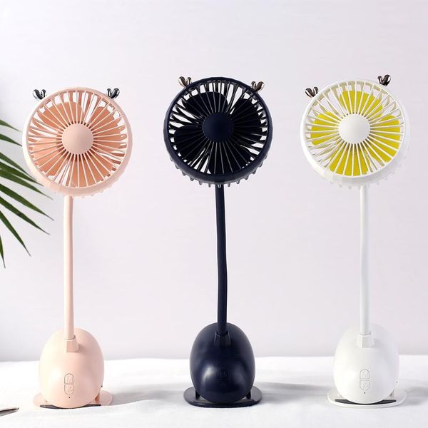 

electric fans clip fan 2000mah rechargeable stroller usb mini bedroom bedside desk portable stand scalable cute cartoon