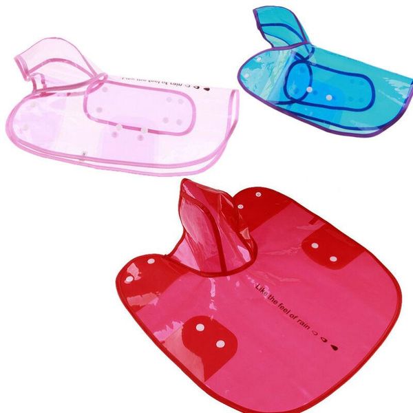 

dog apparel transparent pet rain coat for dogs jacket cute casual waterproof cloth