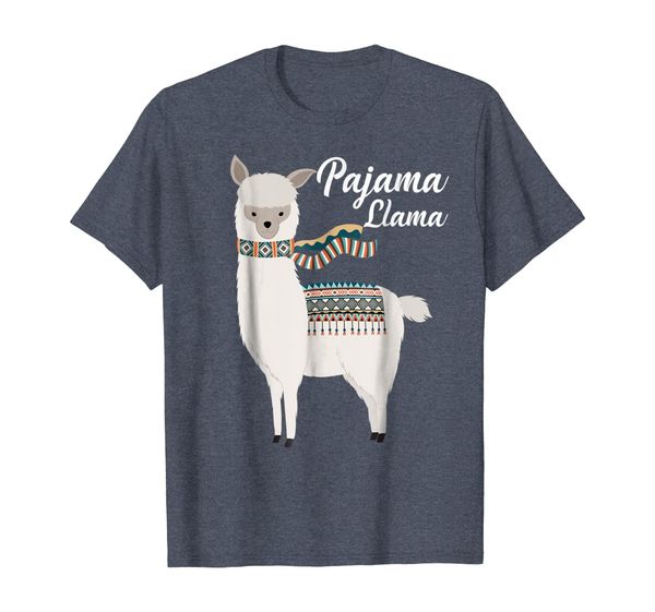 

cute pajama llama bed time t-shirt llama pajama, White;black