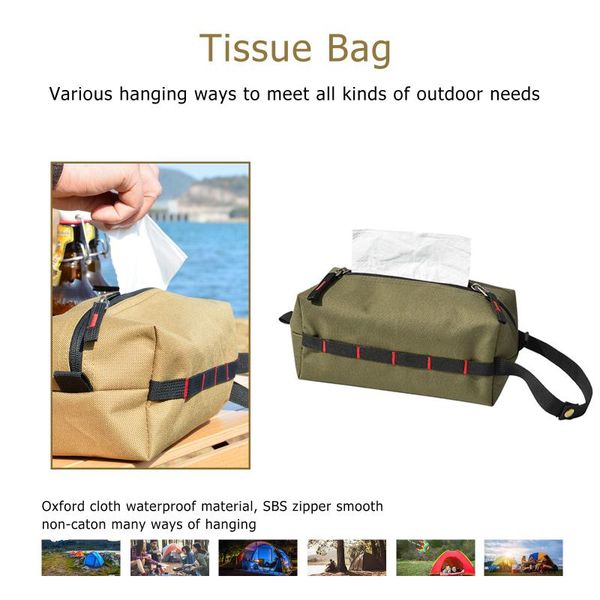 

storage bags camping folding pumping tray bag car roll paper tissue box fashion small cloth