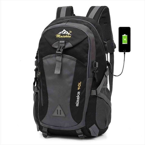 

40l waterproof men backpack travel pack sports bag outdoor mountaineering hiking climbing camping for male