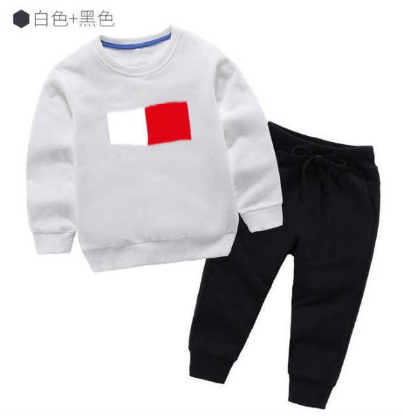 

baby boys and girls suit tracksuits 2 kids clothing set sell fashion spring autumn children's dresses long sleeve shirt + pants 1-7 age, White